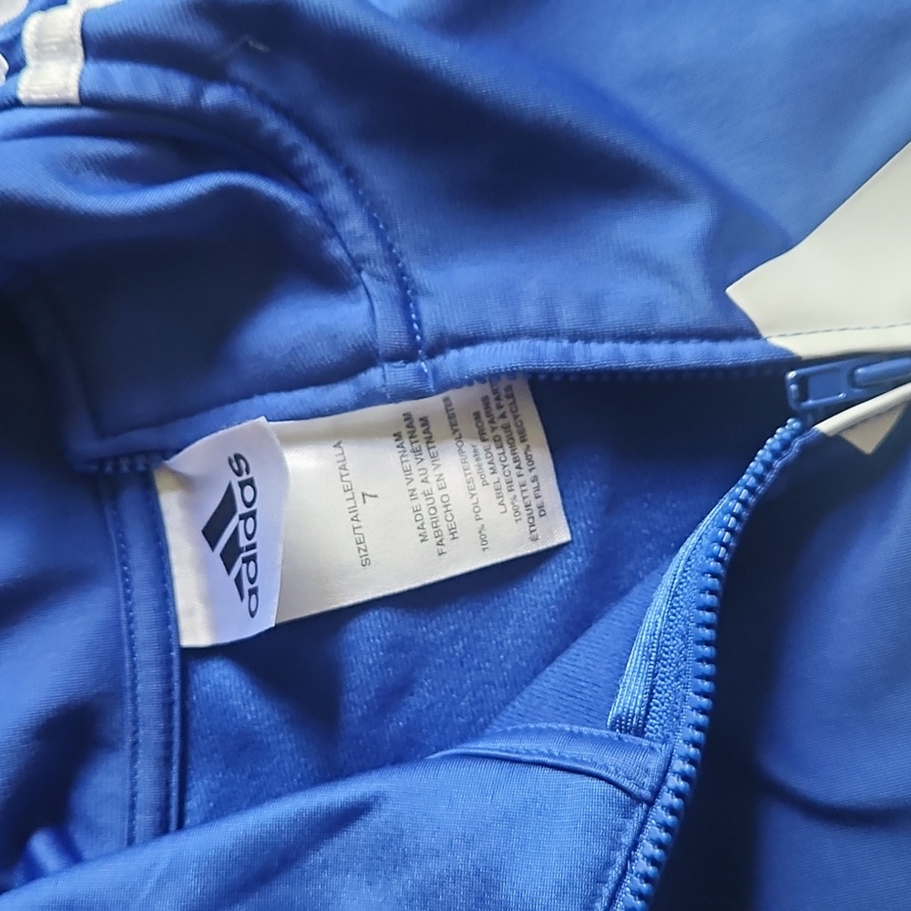 Adidas Blue and Black Track Suit - Picture 2 of 7